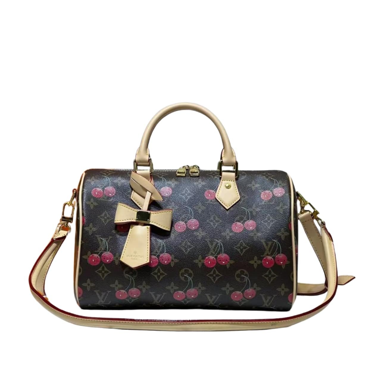 198 Louis Vuitton Speedy 30 Cherry Brown 30Cm - Image 1