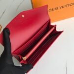 Louis Vuitton Sarah Monogram Wallet Red 19Cm - Image 7