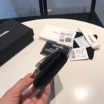 Chanel Boy Flap Card Holder Black 11Cm A80603 Y07659 94305 - Image 3