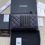 Chanel CO-CO Mini Pouch Wallet Gold Hardware Black 20Cm - Image 3