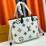 Louis Vuitton Neverfull MM Begie And Black 31Cm M46039 - Image 3