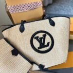 Louis Vuitton Saint Jacques Raffia Tote Bag Beige  57Cm M59808 - Image 3