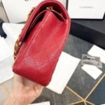 Chanel Classic Small Flap Bag Dark Red Caviar 26Cm - Image 3