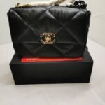 Chanel 19 Flap Bag Shiny Gold And Silver Tone Black 26Cm AS1160 B04852 94305 - Image 2