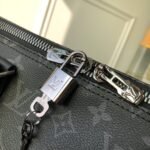Louis Vuitton Keepall Bandouliere 55 Monogram Eclipse Canvas 55cm LV M40605 - Image 7