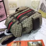 Gucci Ophidia GG Medium Large Backpack Beige And Ebony GG Supreme Canvas 40Cm 598140 HUHAT 8564 - Image 5