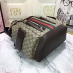Gucci Ophidia GG Medium Large Backpack Beige And Ebony GG Supreme Canvas 40Cm 598140 HUHAT 8564 - Image 6