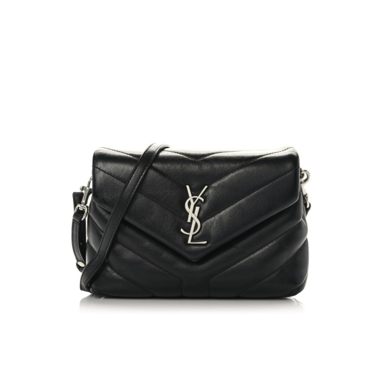 256 Saint Laurent Loulou Toy Strap Bag In Quilted Y Black 20Cm 678401DV7061000 - Image 1