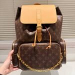 Louis Vuitton Trio Backpack Monogram Canvas Brown 43Cm M44658 - Image 3
