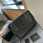 Saint Laurent Niki Medium In Vintage Leather Black 28Cm 6331580En041000 - Image 2