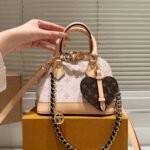 Louis Vuitton Alma Mini LV And I Monogram Dune 25Cm K00015 - Image 2