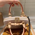 Louis Vuitton Alma Mini LV And I Monogram Dune 25Cm K00015 - Image 5