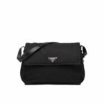 Prada Re Nylon Large Padded Shoulder Bag Black 30Cm 1BD256 RDLN F0002 V OOO