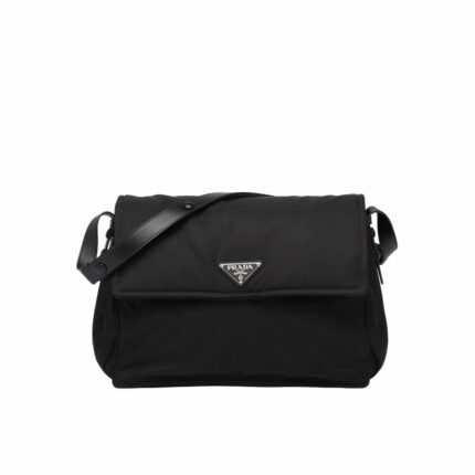 Prada Re Nylon Large Padded Shoulder Bag Black 30Cm 1BD256 RDLN F0002 V OOO