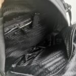 Prada Re Nylon And Saffiano Leather Backpack Black 43Cm 2VZ048 2DMG F0002 - Image 7