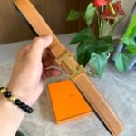 Hermes Mini H Belt Bucket And Reversible Leather Strap Black Brown 24Mm H079645CC06 - Image 2