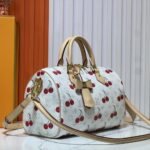 Louis Vuitton X Takashi Murakami Monogram Cerise Speedy 30 White 30Cm - Image 4