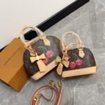 Louis Vuitton X Takashi Murakami Monogram Cerise Nano Alma Brown 16 Cm - Image 2
