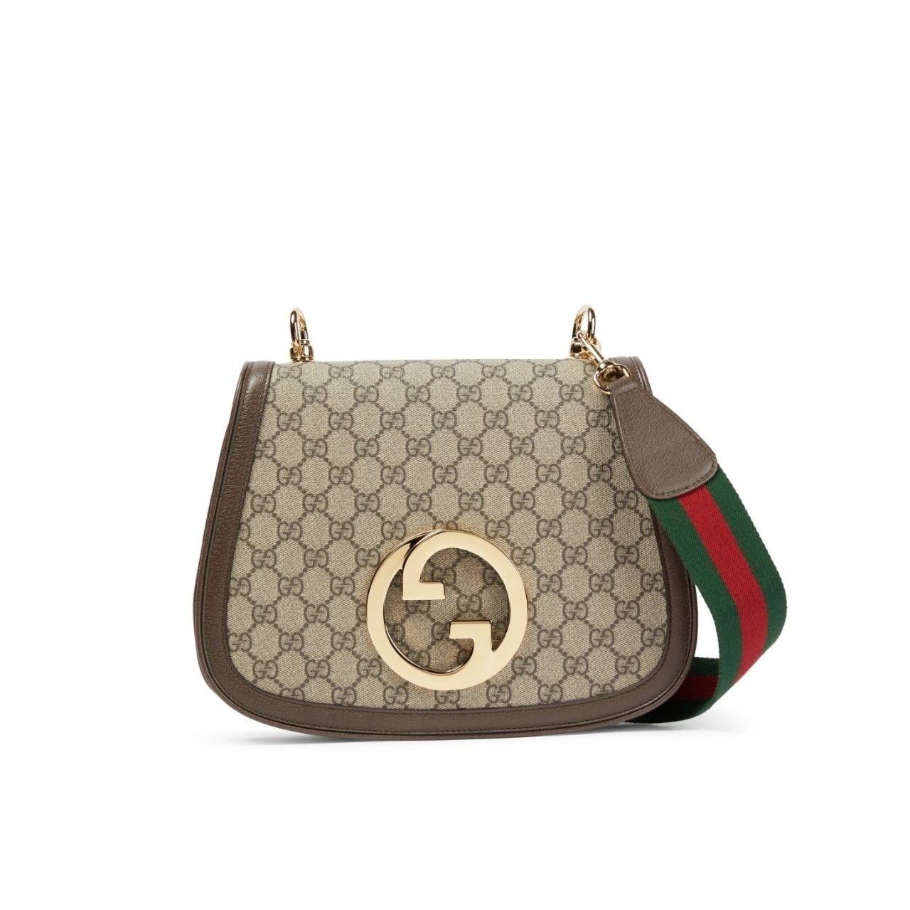 376-1 Gucci Blondie Medium Shoulder Bag Beige And Ebony 29Cm 699210 96IWG 8745 - Image 1