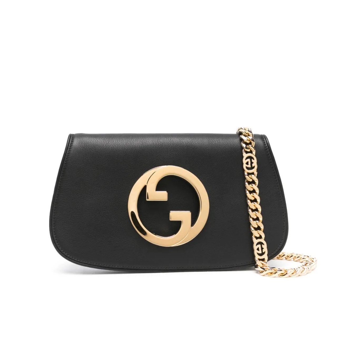 381-3 Gucci Blondie Shoulder Bag Black 28Cm 699268 UXX0G 1000 - Image 1