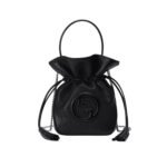Gucci Blondie Mini Bucket Bag Black 19Cm 760313 AACP7 1000