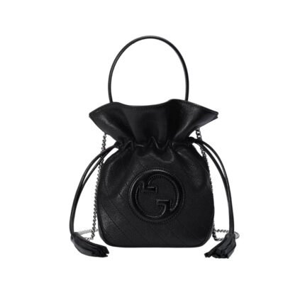 Gucci Blondie Mini Bucket Bag Black 19Cm 760313 AACP7 1000
