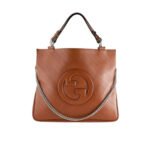 Gucci Blondie Small Tote Bag Brown 30Cm