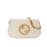 Gucci Blondie Shoulder Bag White 28Cm 699268 UXX0G 9022