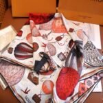 Louis Vuitton Up And Away Square Rouge 90Cm M78449 - Image 3