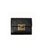 Gucci Padlock Wallet Black 11Cm