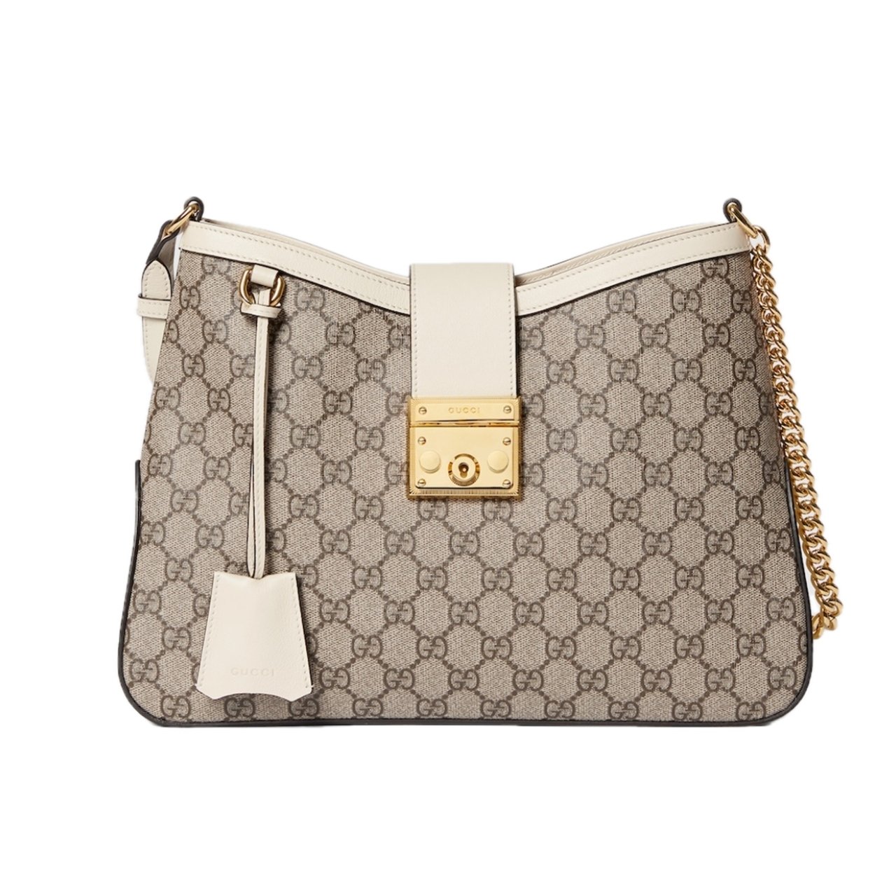 410-2 Gucci Padlock GG Medium Shoulder Bag White 29Cm 795113 KHNKG 9761 - Image 1