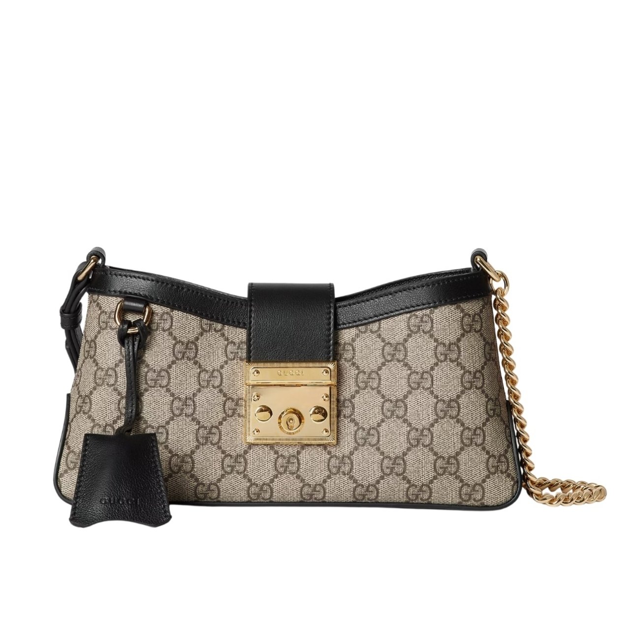 415-2 Gucci Padlock Small Shoulder Bag Black 25Cm 811705 KHNKG 9769 - Image 1
