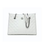 Gucci GG Marmont Small Tote Bag White 26Cm 681483 UM8BN 9022