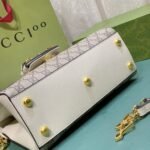 Gucci Horsebit 1955 Mini Top Handle Bag Beige Ebony 29Cm - Image 5