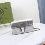 Gucci Women Dionysus Super Mini Crossbody Bag Silver 16Cm 476432 1TRBN 8173 - Image 2