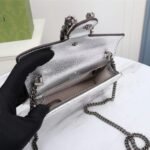 Gucci Women Dionysus Super Mini Crossbody Bag Silver 16Cm 476432 1TRBN 8173 - Image 7