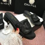 Chanel Quilted CC Logo Mules Black - Image 5
