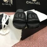 Chanel Quilted CC Logo Mules Black - Image 4