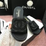 Chanel Quilted CC Logo Mules Black - Image 9