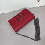 Gucci Women Dionysus GG Supreme Chain Bag Red 20Cm 401231 CAOGX 8990 - Image 3