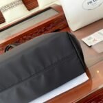 Prada Re-Nylon And Saffiano Leather Tote Bag Black 1BG107RV44F0002VYOX - Image 4