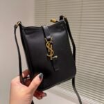 Saint Laurent Le 5 A 7 Mini Vertical Bag Black 18Cm - Image 2