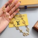 Louis Vuitton LV Lace Necklace Gold M01057 - Image 5