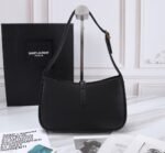 Saint Laurent Le 5 À 7 Hobo Bag In Smooth Black Gold 23Cm 6572282R20W1000 - Image 4