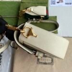 Gucci Horsebit 1955 Mini Bag Beige And White 20Cm 658574 HUHHG 9759 - Image 4