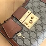 Gucci Padlock Small Top Handle Bag Beige And Dark Brown 20Cm ‎‎841653 FAD6L 9758 - Image 6
