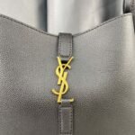 Saint Laurent Le 5 À 7 Soft Small Hobo Bag In Smooth Black 27Cm 713938AAAUQ1000 - Image 6