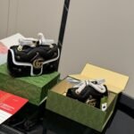 Gucci GG Marmont Small Shoulder Bag Black 26Cm 443497 AACPG 1000 - Image 2