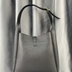 Saint Laurent Le 5 À 7 Soft Small Hobo Bag In Smooth Black 27Cm 713938AAAUQ1000 - Image 4