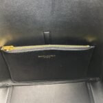 Saint Laurent Le 5 À 7 Soft Small Hobo Bag In Smooth Black 27Cm 713938AAAUQ1000 - Image 8